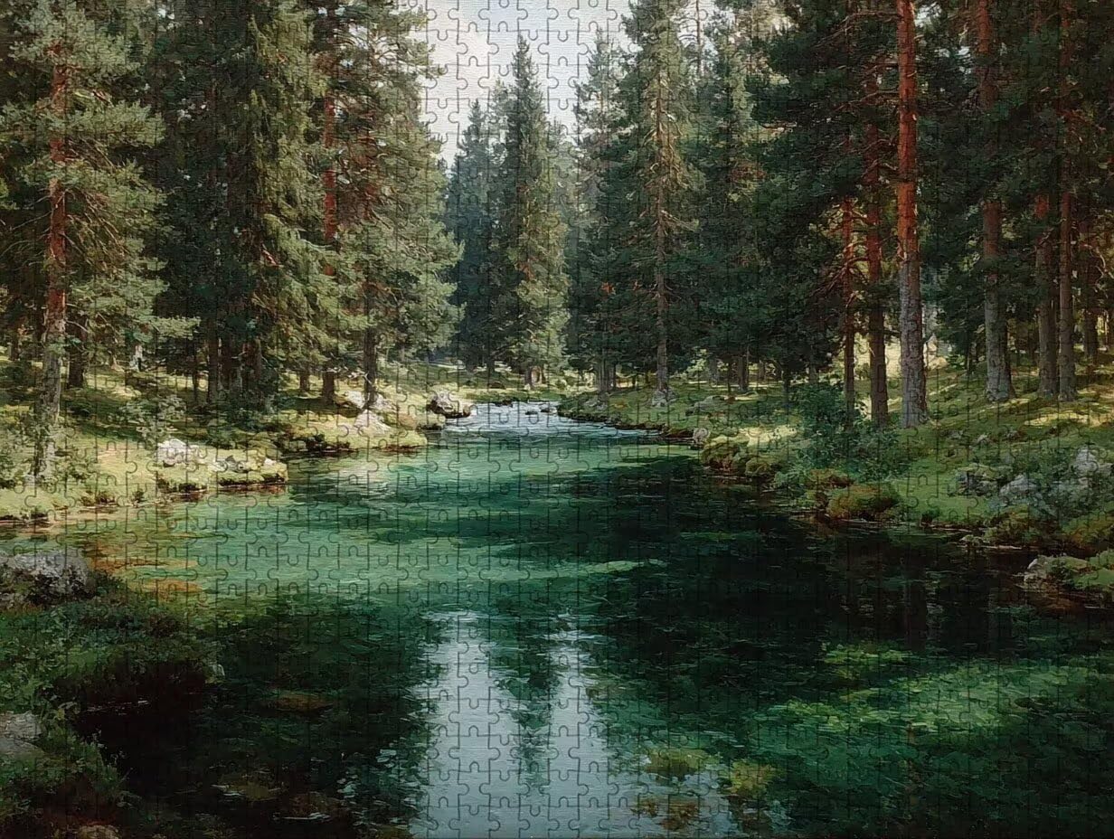 Baum Holz Puzzles 156x105cm, Sicht Jigsaw Puzzles 5000 Teile für Erwachsene Mit Box, EIN Herausforderndes Rätsel Game, Farbenfrohes Legespiel, Geeignet für die meisten Gruppen, Geschenke, T-3299