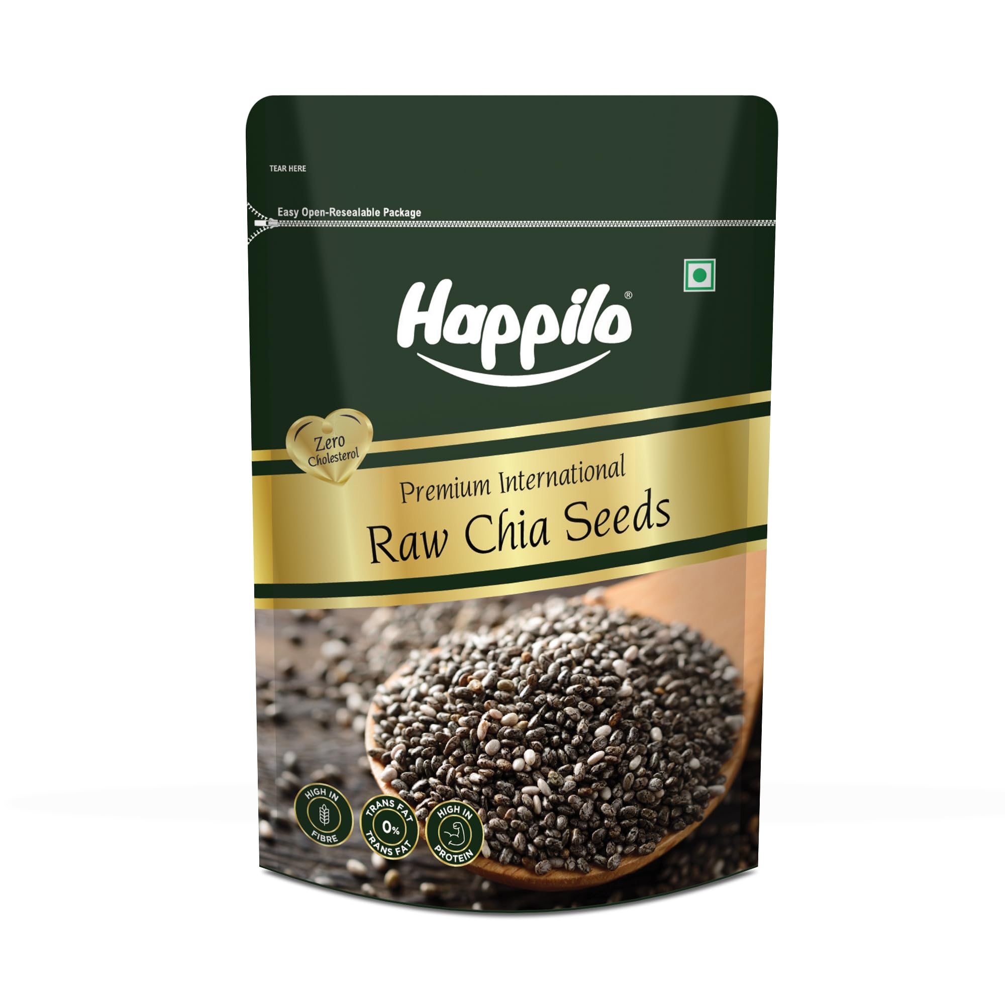 Happilo Premium Authentic Chia Seeds 250g, Diet Food for Weight Management, Rich in Fiber and Omega 3, Healthy Breakfast Snack (B07Q7KN5S5) Amazon Price History, Amazon Price Tracker