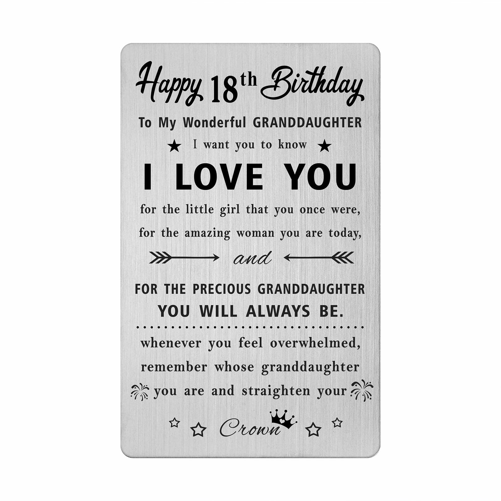Granddaughter 18th Birthday Card - Celebrate - The Celebration Store - View #14