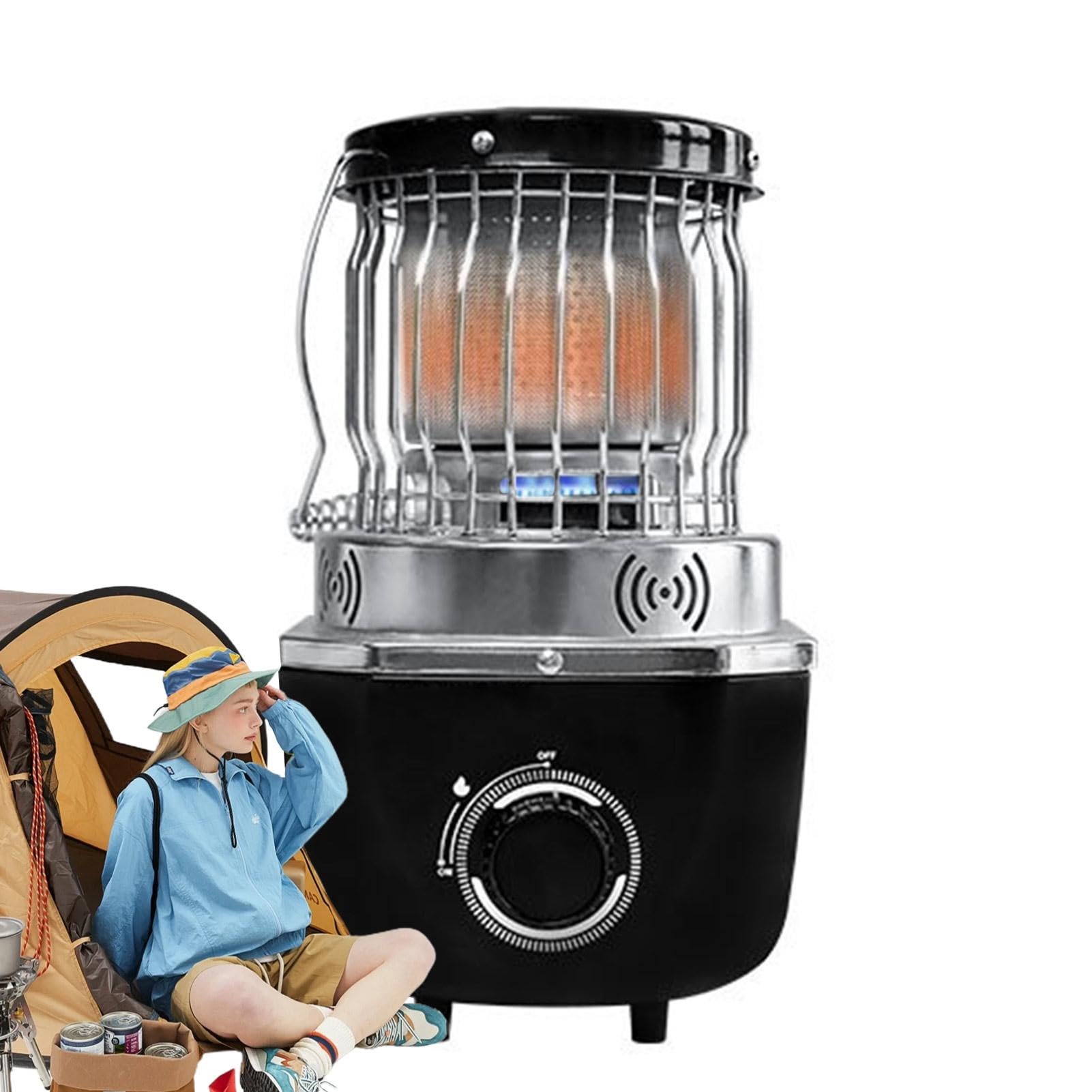 Amazon.co.jp: 電気ストーブヒーター - 多機能冬用キャンプ