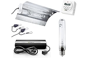 iPower 400 Watt HPS Grow Light System Kits with Wing Reflector Hood
