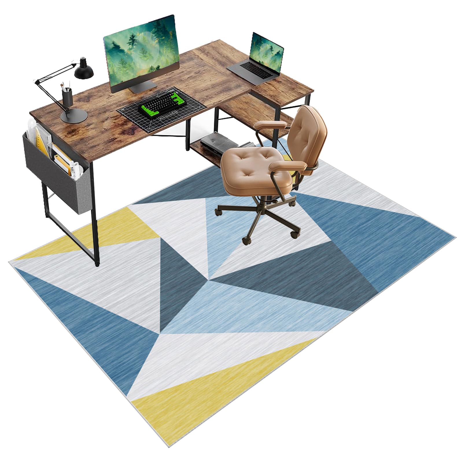 Tapis de chaise de bureau 180x200cm pour parquet et moquette