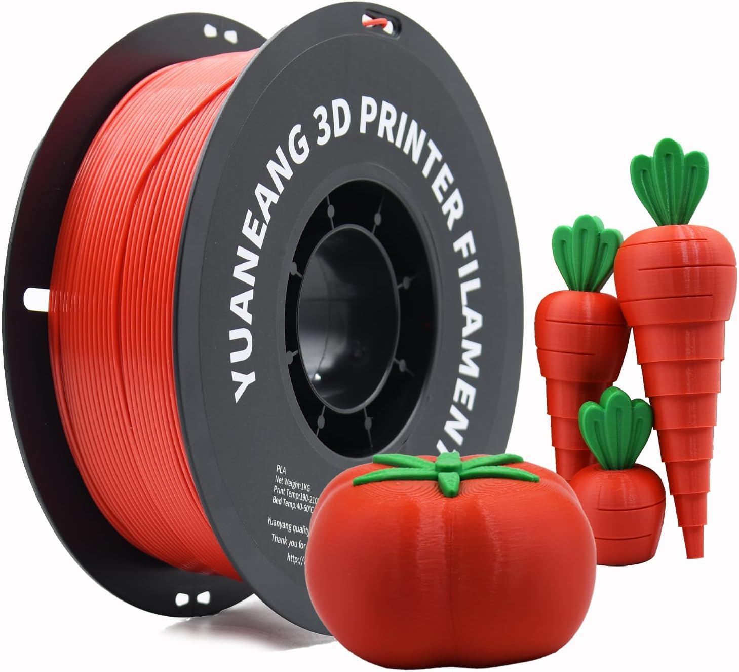 PLA-Filamentbündel für 3D-Drucker, einfarbiges PLA-Filament, 1,75 mm, für die meisten FDM-3D-Drucker, 1 kg x 16 Spulen