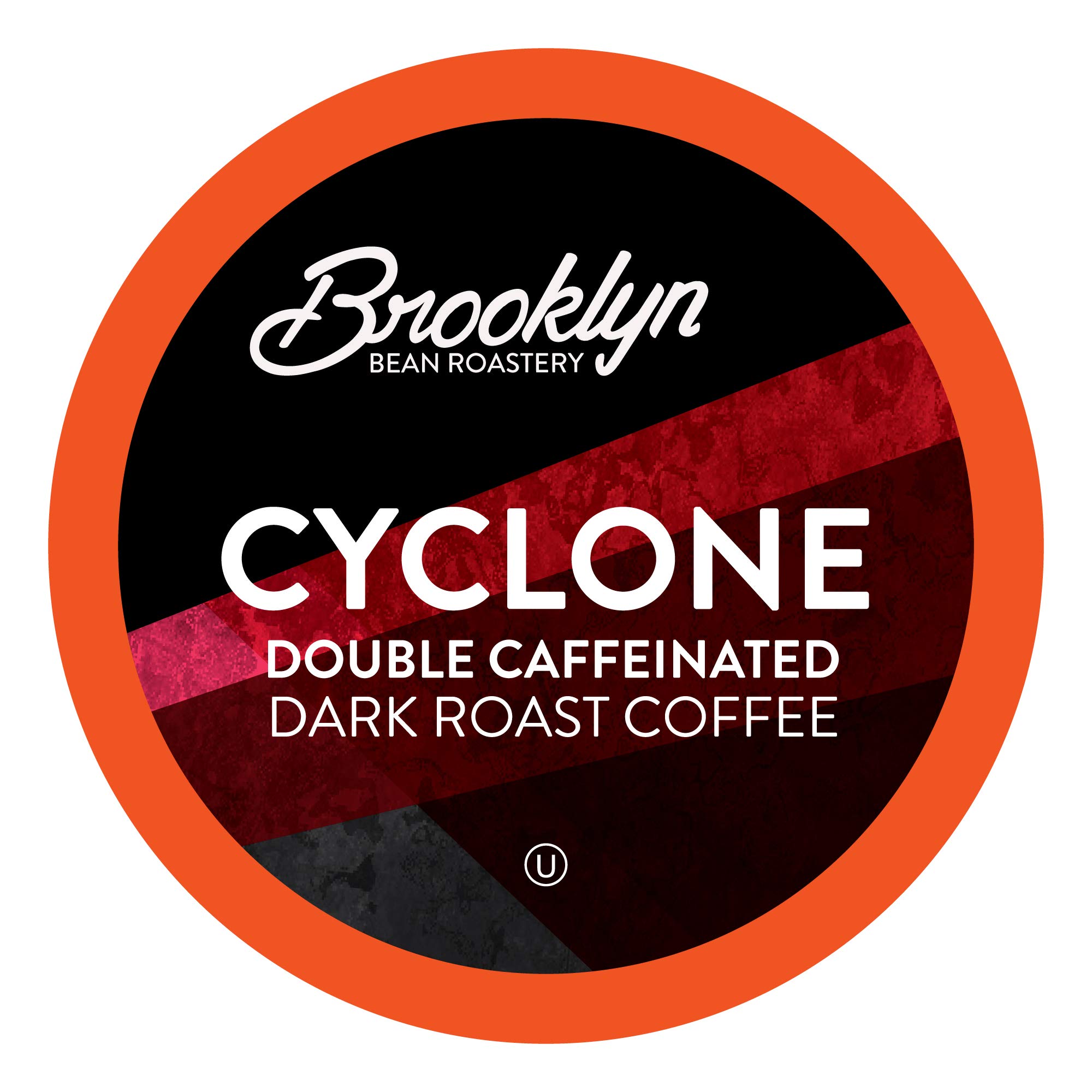 Brooklyn BeansCyclone Gourmet Coffee Pods, Compatible with 2.0 Keurig K Cup Brewers, 40 Count