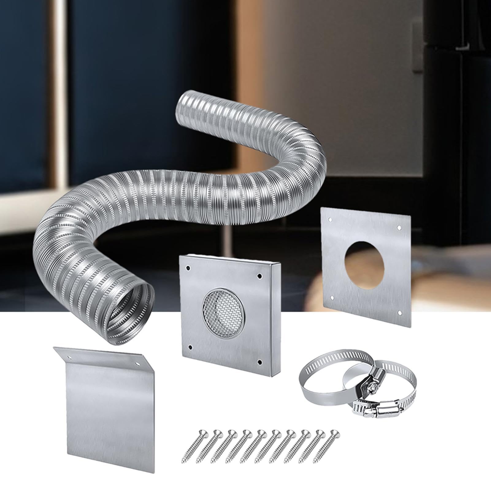 Kit aria fredda esterna, resistenti al calore per e stufa | kit di ventilazione efficiente, prestazioni robuste per tubi della stufa a pellet