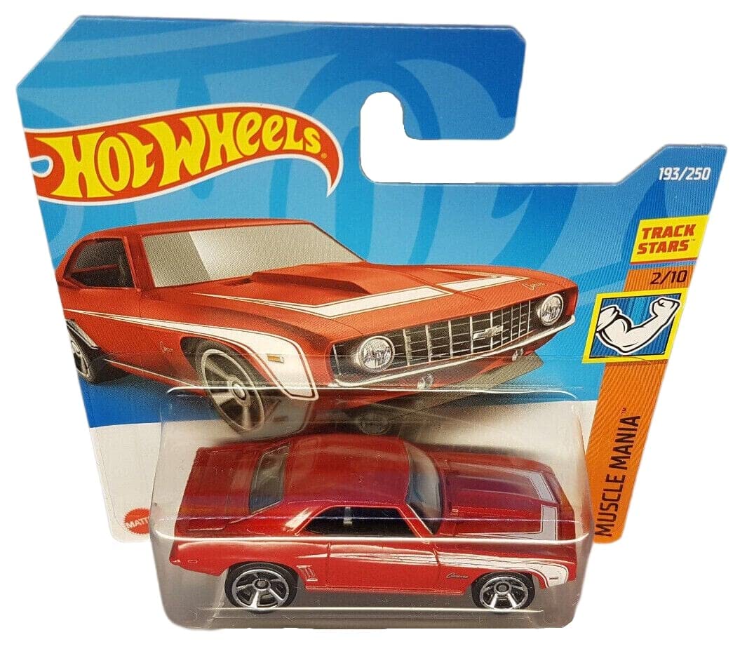 ミニカー HotWheels '68 COPO CAMARO Hot Wheels - '69 Copo Camaro - Muscle Mania 2/10 - HCV68