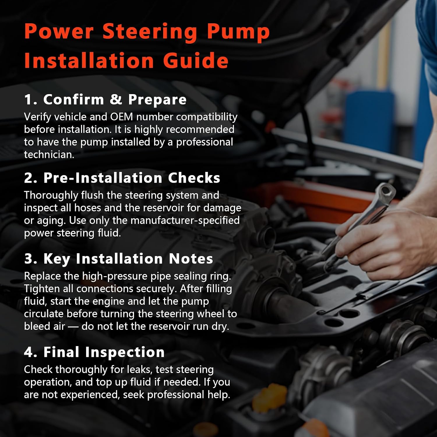21-5345 Power Steering Pump with Pulley Compatible with 2003-2008 Toyota Corolla, 2003-2008 Toyota Matrix, 2003-2008 Pontiac Vibe, Power Assist Pump Replace for 215345 36P0806