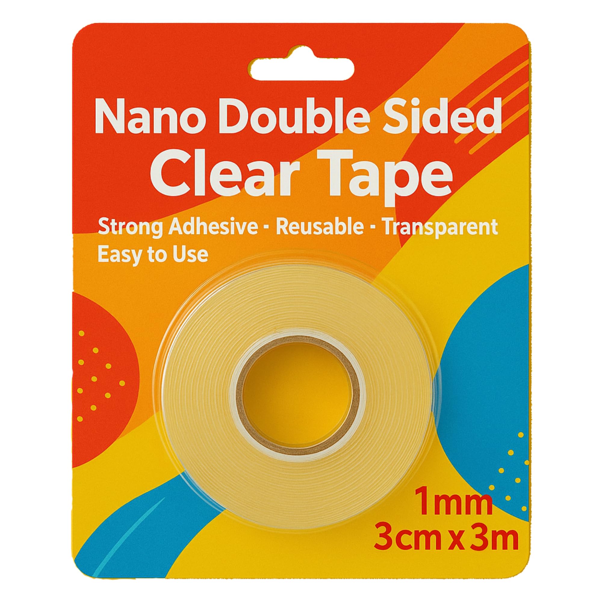 3m Adhesive Tape Double Sided 30mm Nano Tape Transparent Reusable Gel Tape, Removable Without Leaving A Trace - View #6