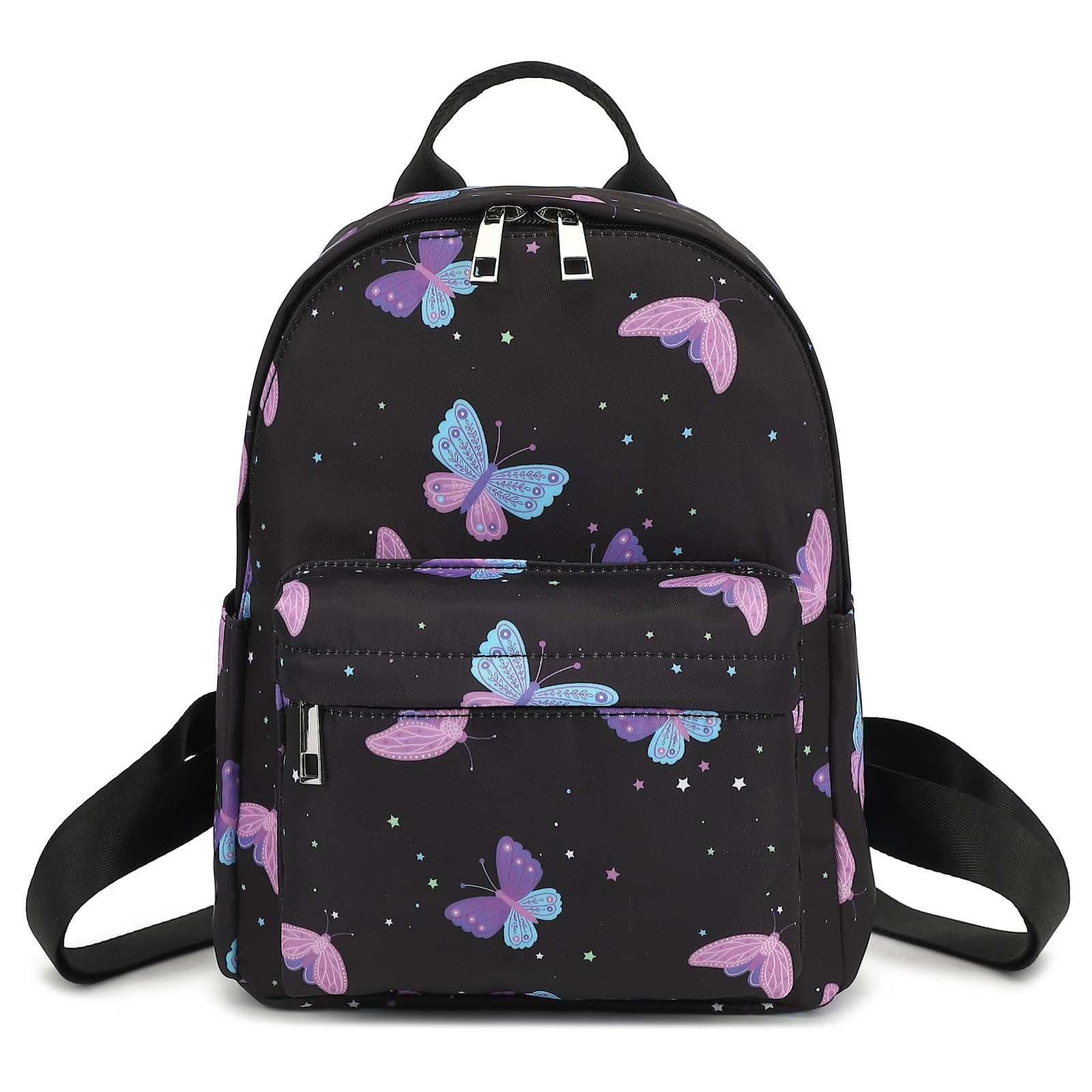 Mimfutu Butterfly Girls Mini Backpack, Small Backpacks Purse for Women Teens Kids School Travel