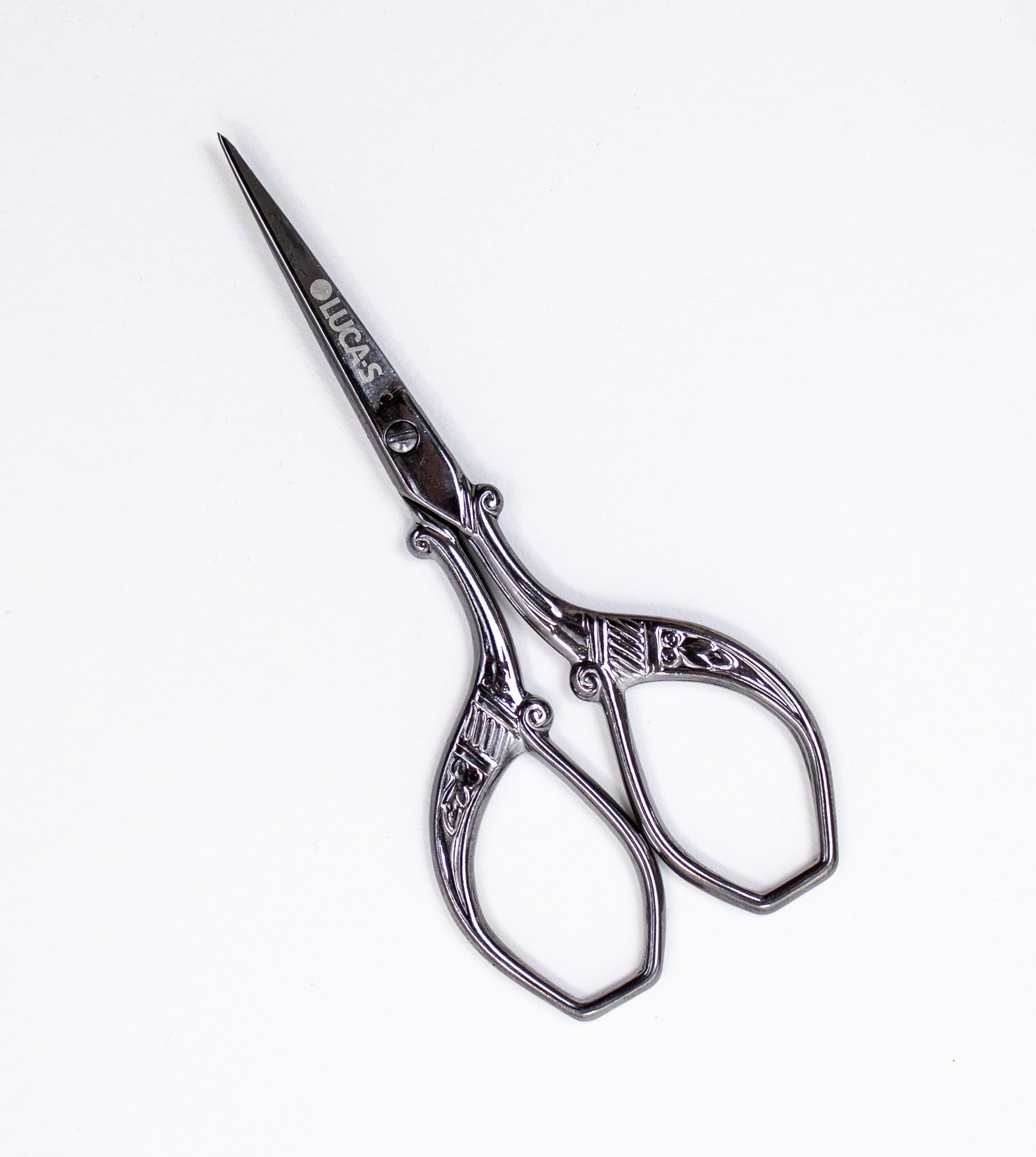Luca-S Embroidery Scissors (9cm / 3.5 in), Small Crane Sewing Scissors, Stainless Steel Vintage Scissor for Crafts, Suitable for Embroidery, Needlecraft, Cross Stitch & DIY Crafts Daily use