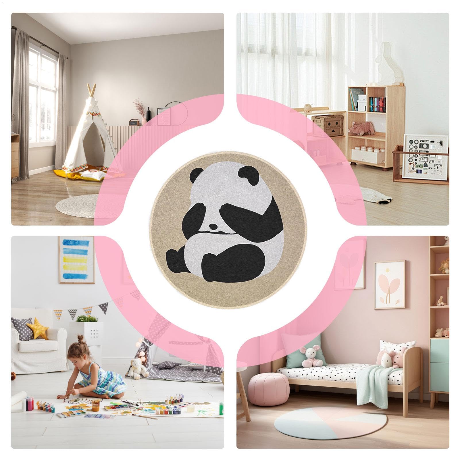 Generisch Alfombra de baño con diseño de Panda – Alfombra de – Alfombras