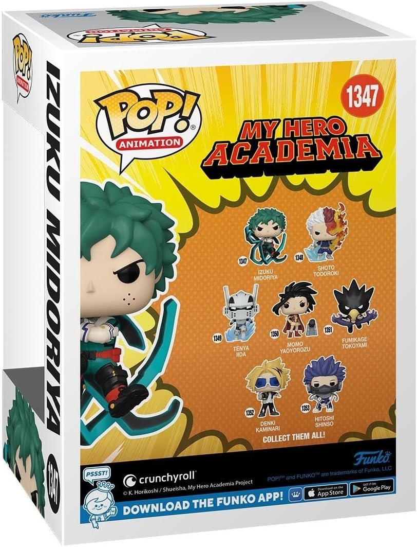 Funko POP! Animation: MHA - Izuku Midoriya - Deku - (Black Whip) - My Hero Academia - Collectable Vinyl Figure - Gift Idea - Official Merchandise - for Kids & Adults - Anime Fans