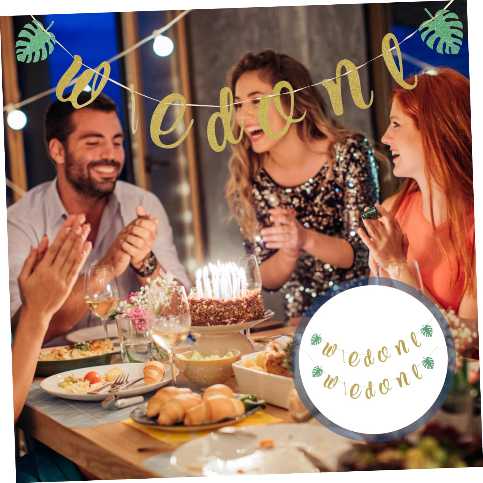 PRETYZOOM Drapeaux De Célébrations Drapeaux En Papier Bannière De