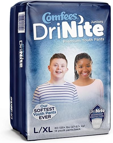 Miniatura 3 de Comfees DriNite Juniors Youth - Ropa interior absorbente LXL de 60 a 125 libras. CMF-YLXL, 13 unidades