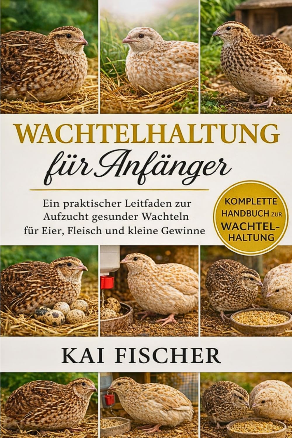 Wachtelhaltung für Anfänger: Ein praktischer Leitfaden zur Aufzucht gesunder Wachteln für Eier, Fleisch und kleine Gewinne
