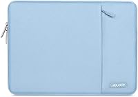 Vista 62 de MOSISO Funda vertical de poliéster con bolsillo para laptop de 13 y 13.3 pulgadas, para computadora MacBook Air, Pro 13. Pro 14, HP, Dell, ASUS