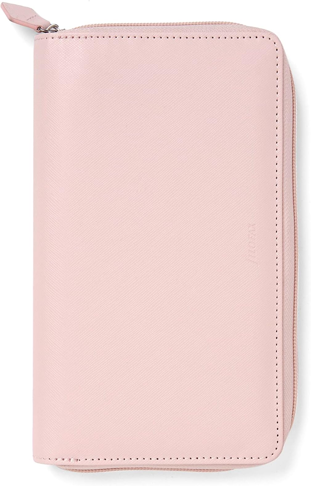 Filofax Saffiano Personal Compact zip organiser - blush