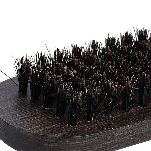 Miniatura 9 de Mavis Laven Peine de peluquería Cepillos dobles Herramienta antiestática de madera para peinar el cabello