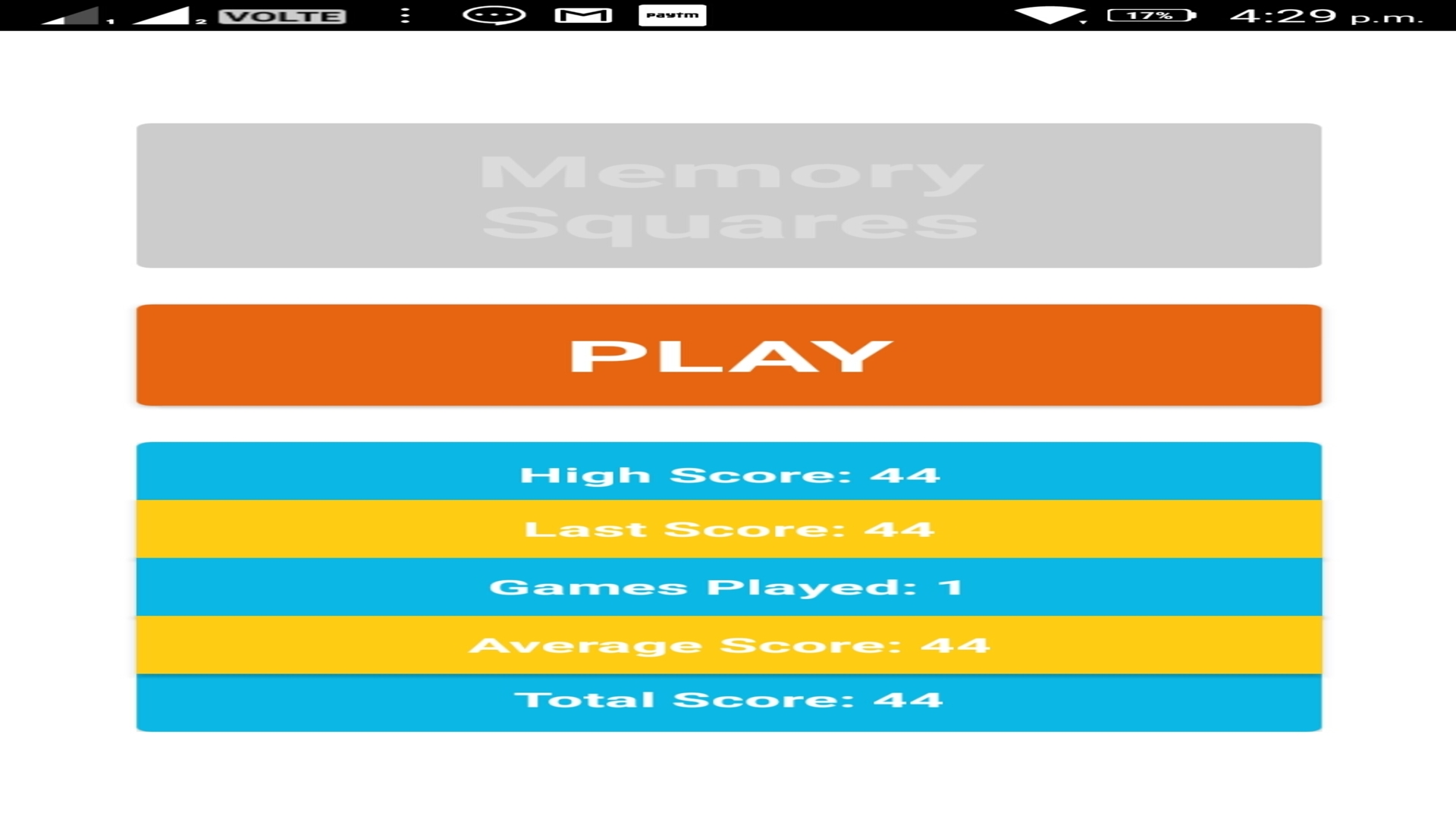 Memory Squares App on Amazon Appstore