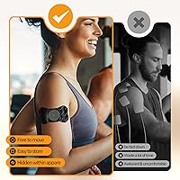 Vista 3 de Comfytemp Wireless TENS Unit 30 Modes Muscle Stimulator for Pain Relief, FSA HSA Eligible 2 Packs Rechargeable TENS Machine with Remote, Pulse
