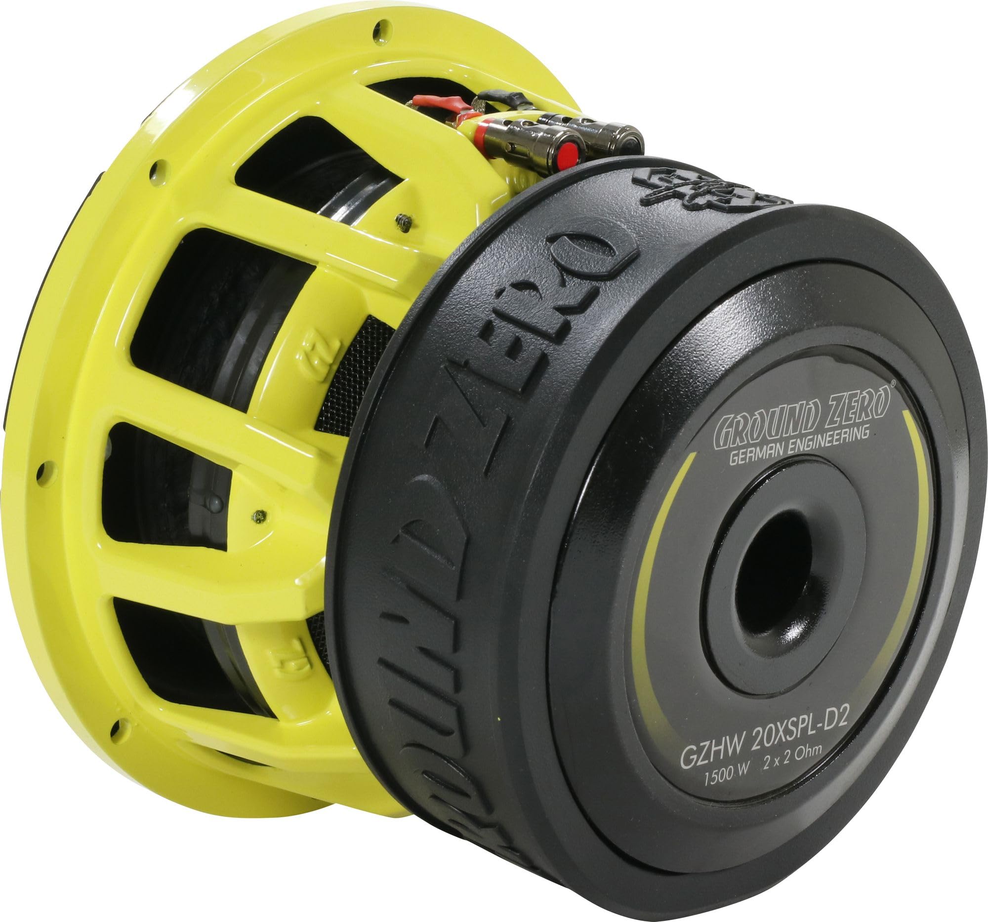 Ground Zero GZHW 20XSPL-D2-20 cm pasywny subwoofer o mocy 1500 W (RMS: 700 W)