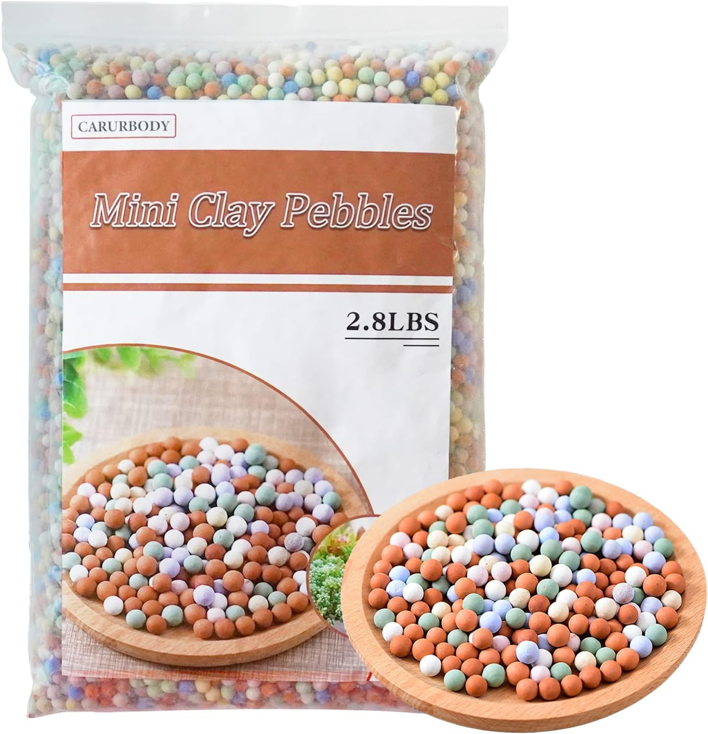 4.4LBS Multicolor Garden LECA Clay Pebbles