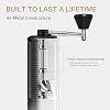 Molino de Café Manual TIMEMORE C5 ESP PRO, Muelas Cónicas S2C de 42mm en Acero Inoxidable, 50 Ajustes, Molino de Mano Totalmente Metálico y Portátil para Espresso, Goteo y Prensa Francesa, 30g, Negro 7