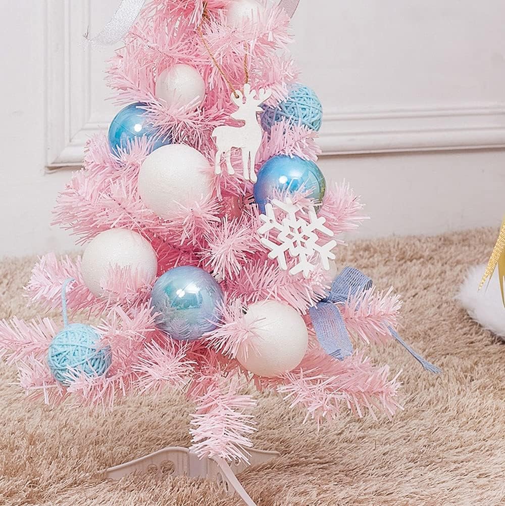 45CMミニクリスマスツリーパッケージ、小さなクリスマスツリー、ミニ発光クリスマスツリー、デスクトップの家の装飾、クリスマスの装飾 【デコレーター】