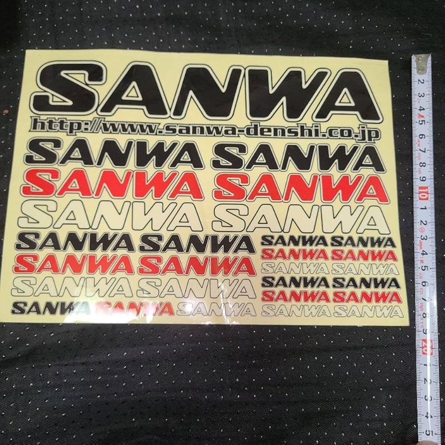 Amazon | ラジコン サンワ プロポ ステッカー A4サイズ | シール