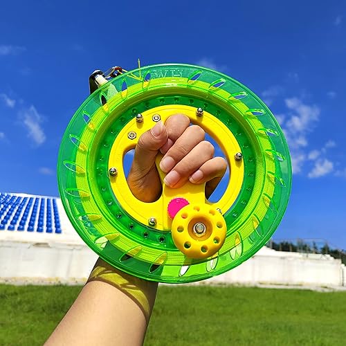 Miniatura 7 de Dragon Kite para niños y adultos y carrete de cuerda de cometa (verde borroso)