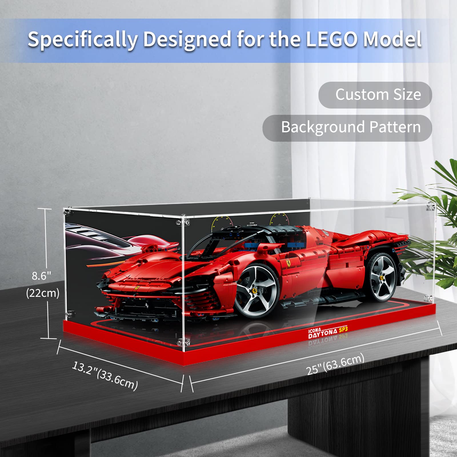 Amazon.co.jp: PIPART アクリルディスプレイケース Lego42143