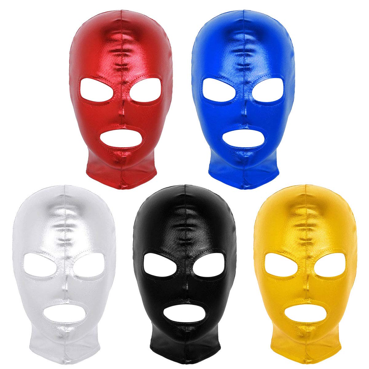Inlzdz Cagoule De Police Facekini Unisexe - Casquette Crâne Réglable Pour Vélo, Sports Extérieurs Et Costume Halloween
