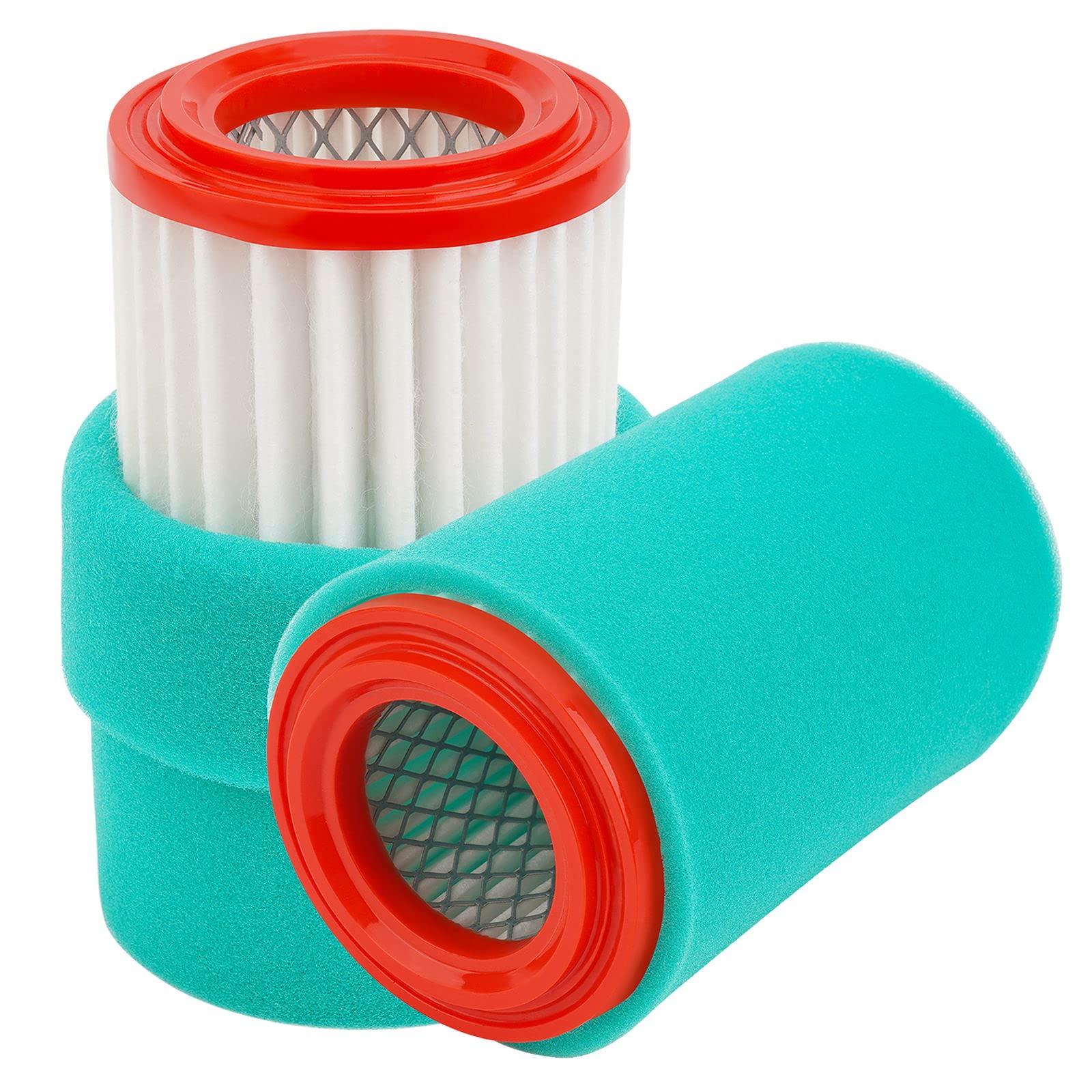 Photo 1 of FHSJXR Air Filter for Yamaha Big Bear 250 YFM250B 400 YFM400 YFM400FB YFM400F YFM400FB Bear Tracker 250 YFM250X Bruin 250 YFM250B YFM250XH 1P0-E4450-00-00 4XE-E4450-00-00 (Pack of 2) 2 PCS