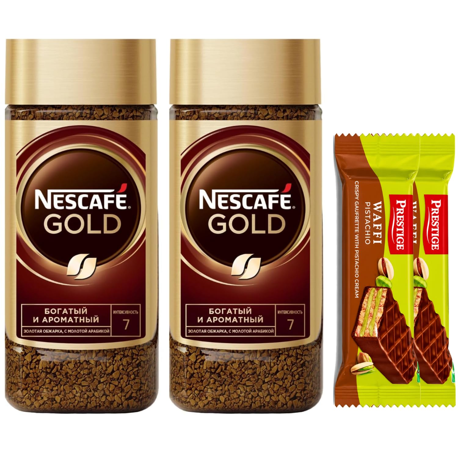 Nescafe Gold Instant Coffee 190g (Pack of 2) By Cougar - Rich & Aromatic | Premium Freeze-Dried Coffee | Smooth Balanced Taste | Intensity 7 | Twin Pack Instant Coffee Jars - (IMPORTED)-image-42