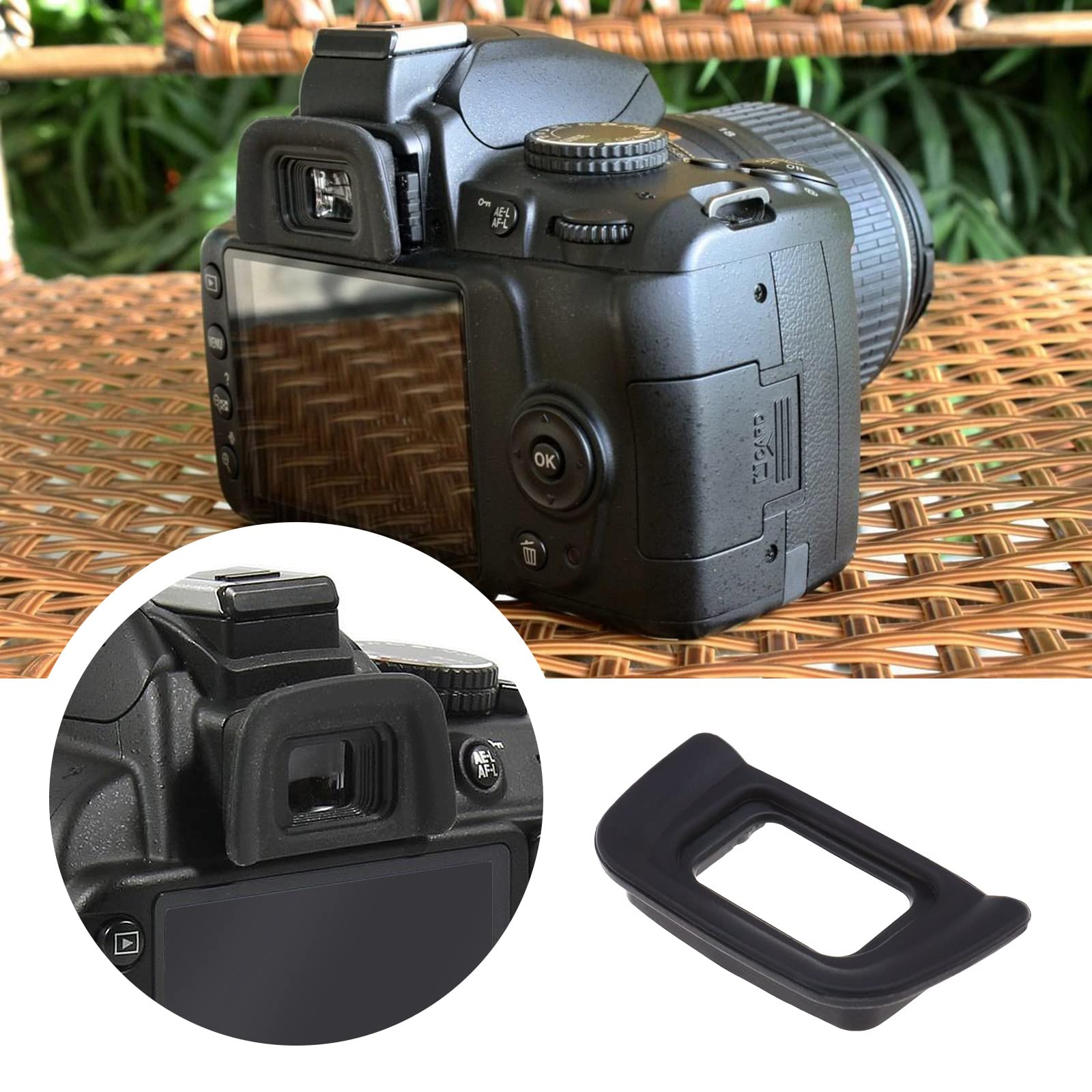 YINETTECH 2 Pezzi Oculare DK-20 Per Nikon - Mirino Di Protezione Per Fotocamere - Foto 5