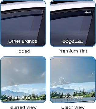 EdgeVisors Wind Deflectors Mercedes M-Class ML W164 5Dr SUV 2005-2011 4pc