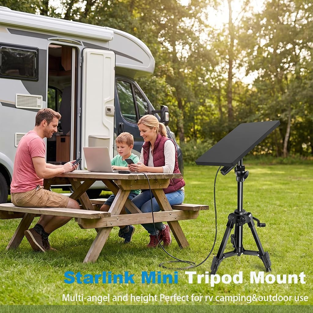 Adjustable Satellite Dish Mount, Wall Mount Bracket with Extendable Arm, for Outdoor Roof Installation