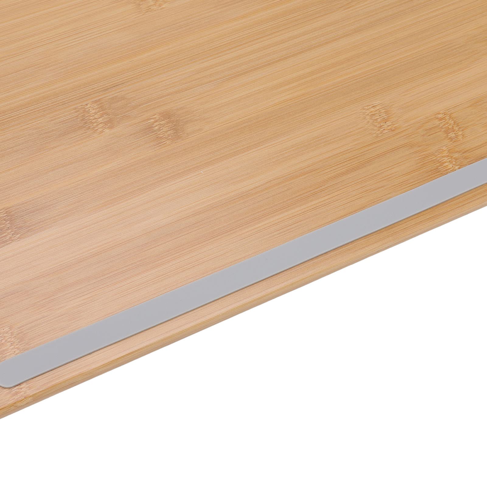 Escritorio de bambú de Tamaño Pequeño para Ordenador Portátil, Soporte de Almohada Ergonómico y Portátil para sofá Cama, 42x27,5 Cm, Ideal para Trabajar o Viajar