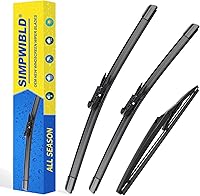 Vista 40 de Juego de 3 limpiaparabrisas de repuesto de fábrica para Volkswagen Atlas 2018-2022, juego de limpiaparabrisas de 26 + 22 + 12 pulgadas (juego de 3)