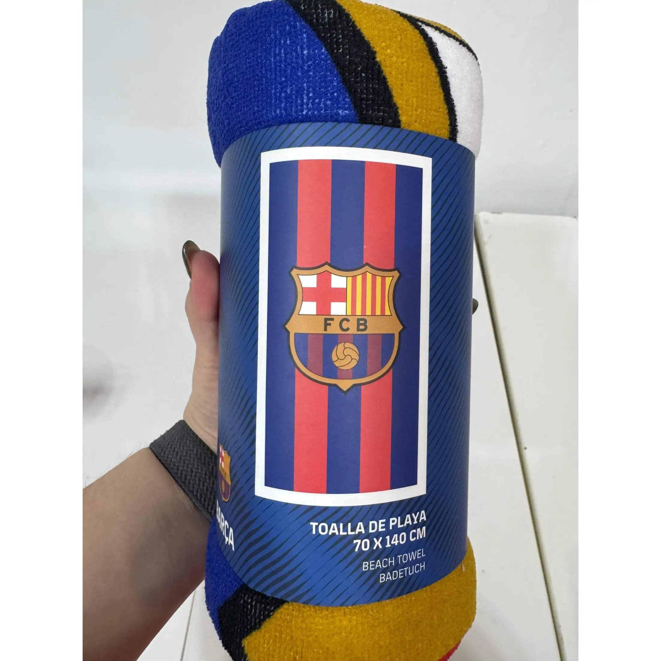 Serviette de Plage FC Barcelone 70 x 140 cm