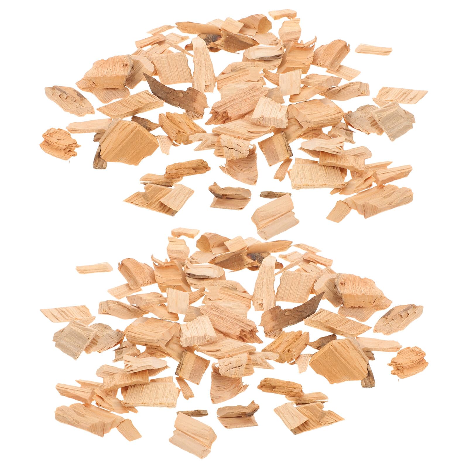 Trucioli di Legno per Affumicare Cipresso 2 Borse per Carne | 1, 2-2, 0 Pollici, per Anatra Arrosto e Bacon, Barbecue Picnic e Carbone, Uso Semplice in Confezione Doppia