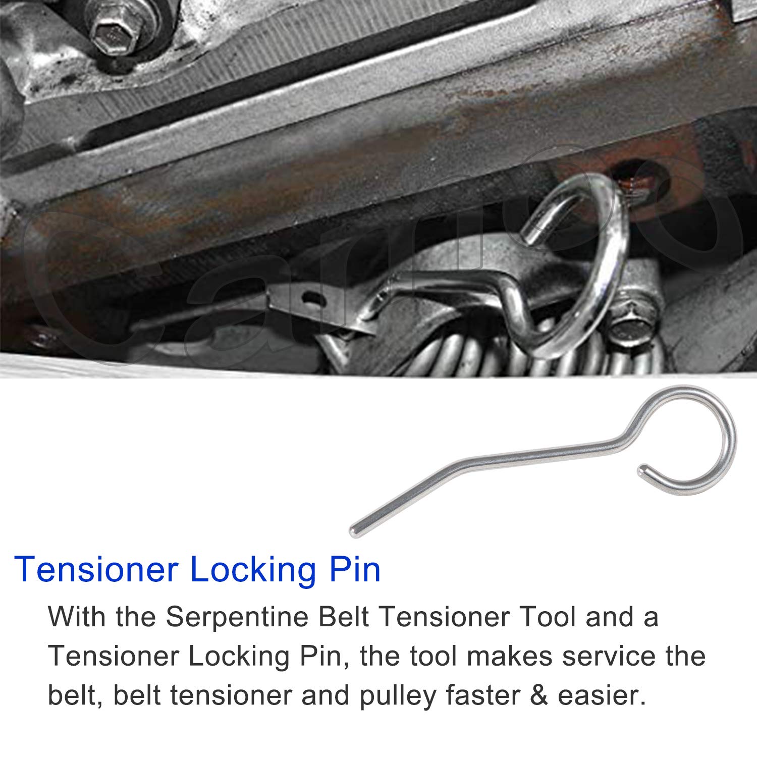 Camoo 118410 Serpentine Belt Tensioner Tool Serpentine Belt Removal for