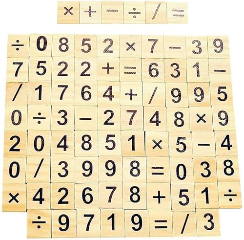 Miniatura 5 de Abbaoww - Lote de 100 piezas de madera para manualidades colgantes ortografía álbumes de recortes decoración