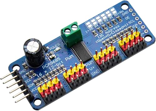 1Pcs PCA9685 16 Channel 12 bit PWM Servo Motor Driver I2C IIC Module for MG90S SG90 MG995