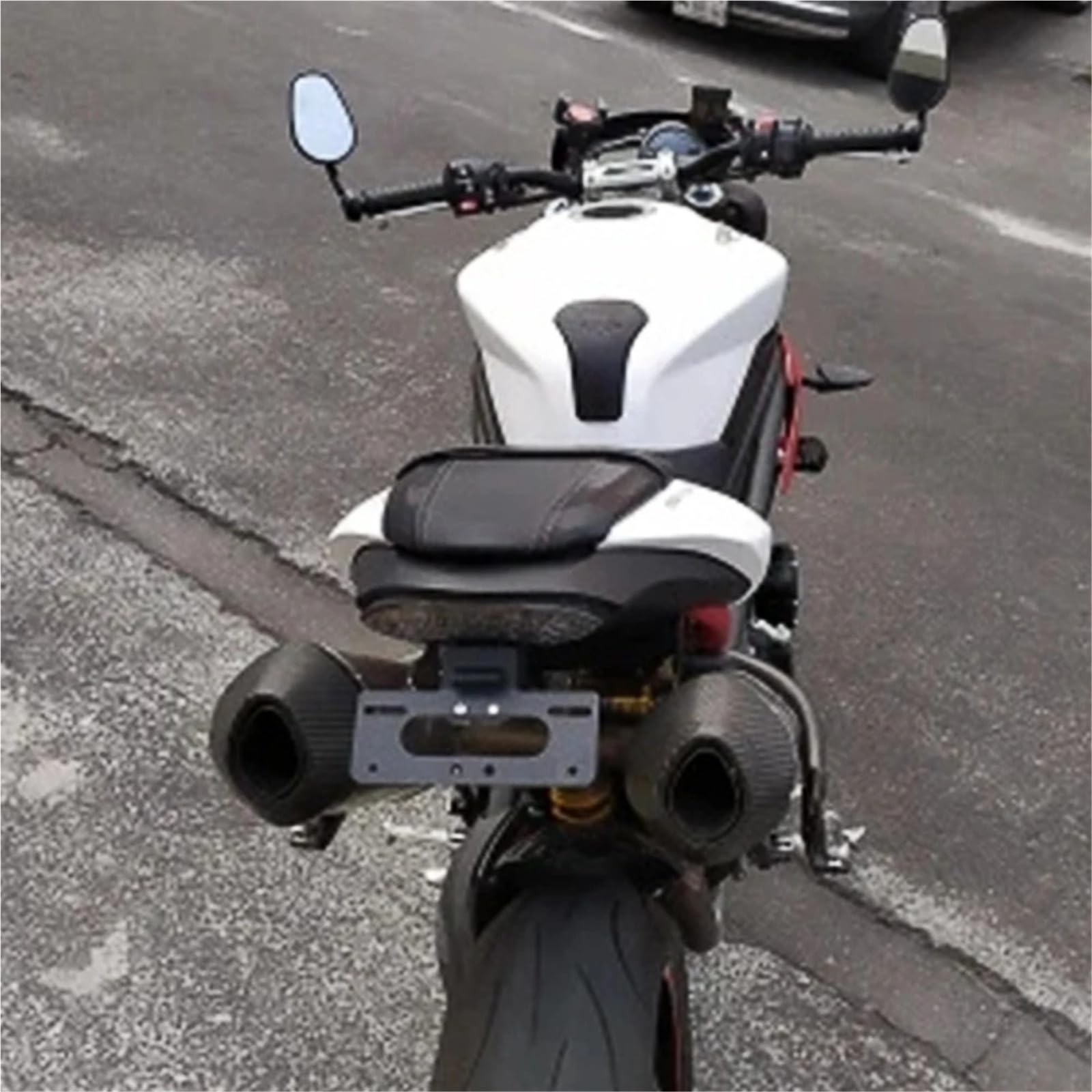 Ramki do tablic rejestracyjnych Pasuje do Triumph Speed ​​TripleR 2016-2018 RS/S uchwyt na tablicę rejestracyjną motocykla tylny ogon Tidy Eliminator