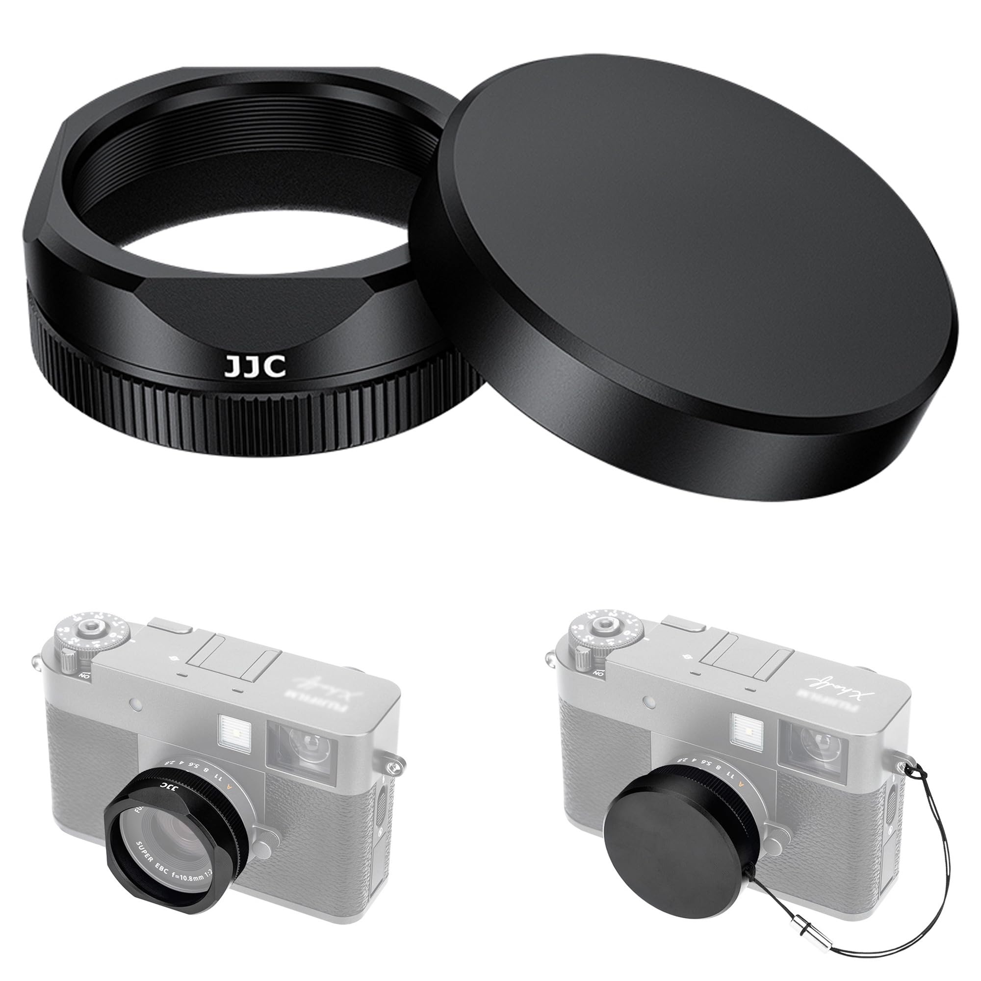 Amazon.com : Metal Square X Half Lens Hood Sun Shade with Lens Cap