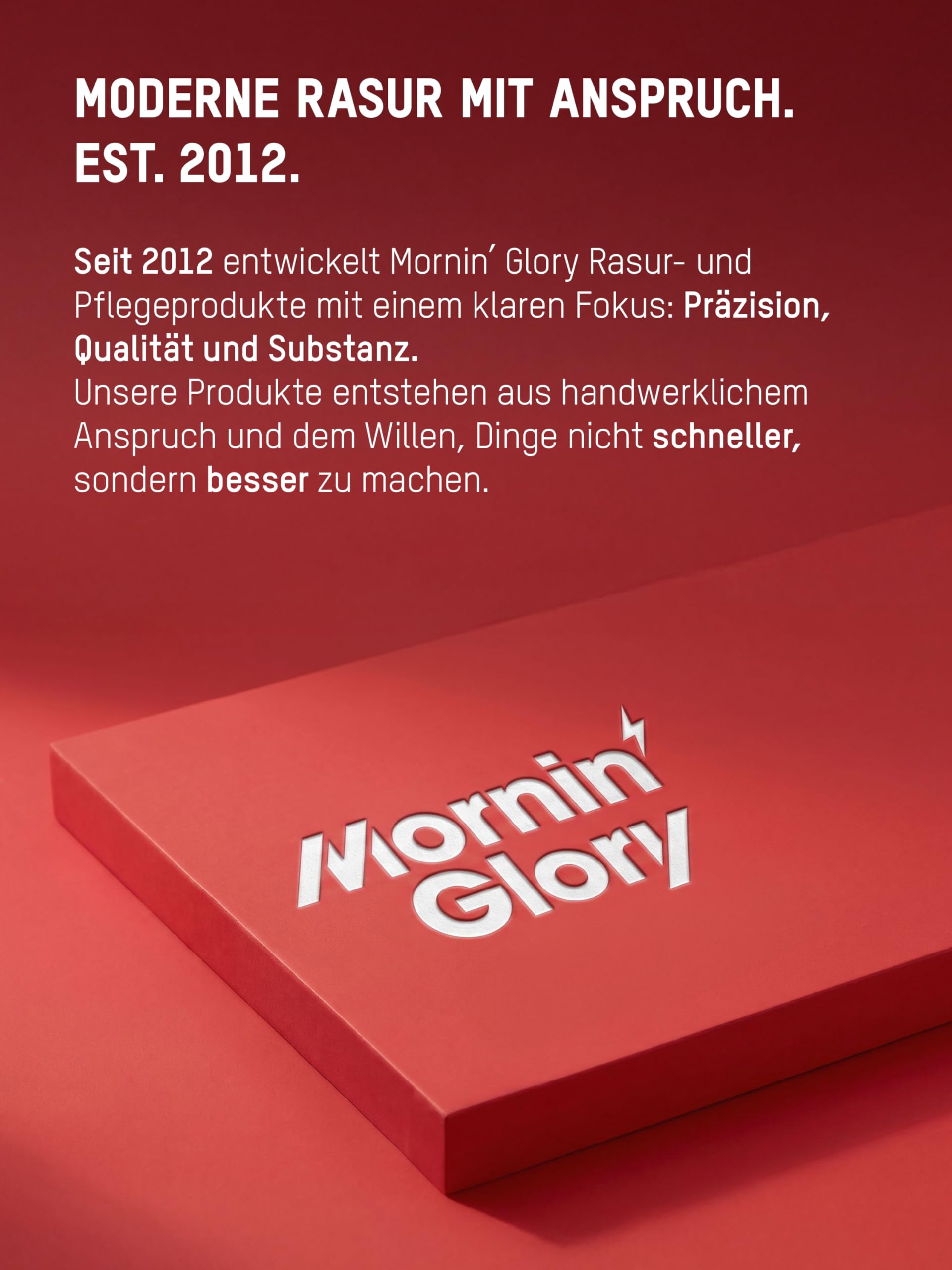 Mornin' Glory Komodo Paella Rasierer Ersatzklingen 16 Stück - Rasierklingen für Nassrasierer - 4 Klingen System - Keramikklingen - rostfreies Design - Ideal für eine gründliche und sanfte Rasur