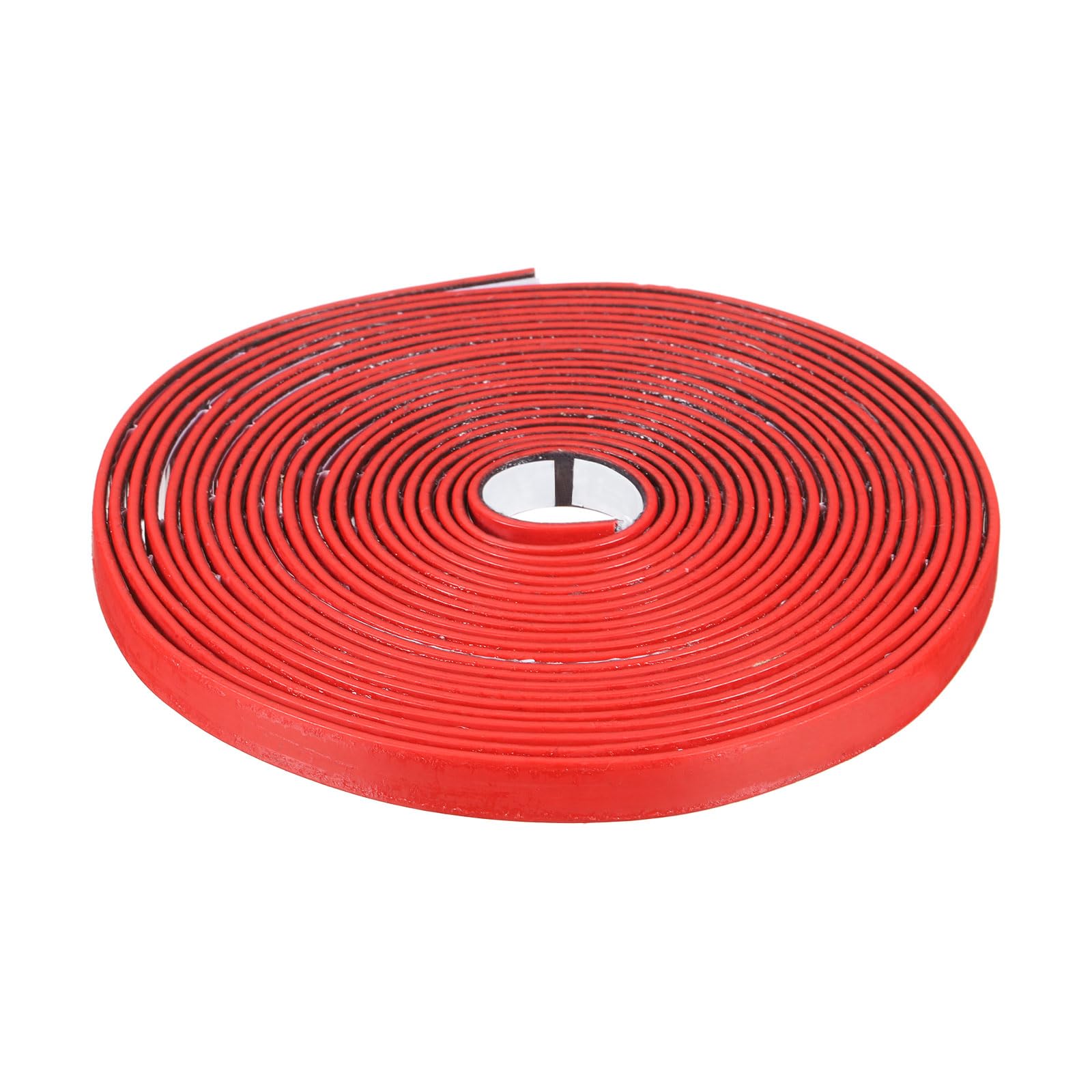 PATIKIL Smoke Fire Seal Strip, 16.4 Feet Expandable Door Seal Tape Self Adhesive Graphite Rubber Composite Material for Fire Rated Windows Steel Doors, 10mm W x 2mm T, Red