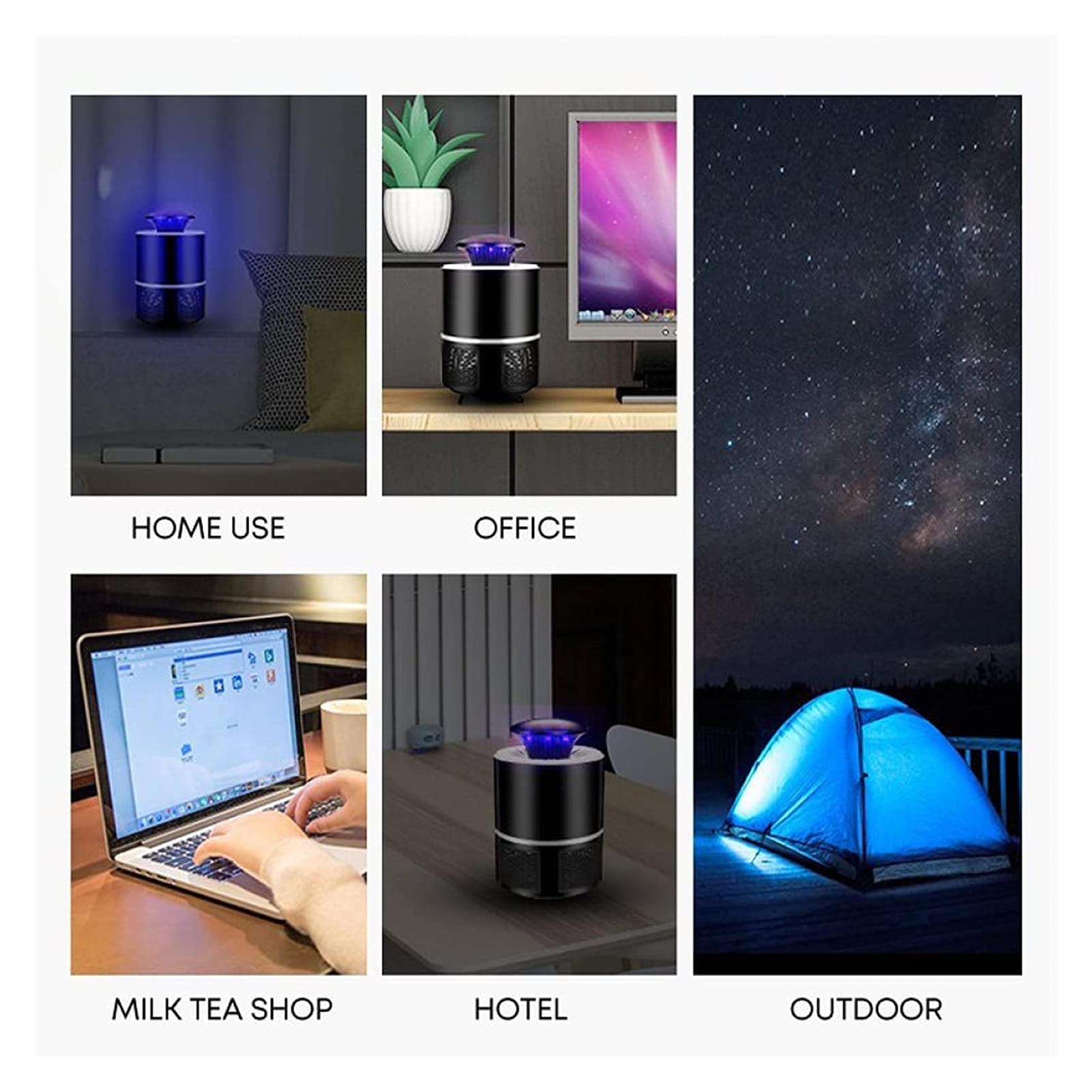 Trampa para Mosquitos, matamosquitos, lámpara Repelente de Mosquitos, lámpara antimosquitos, matainsectos eléctrico, matamosquitos para el hogar, Interior, Dormitorio, Repelente de Insectos