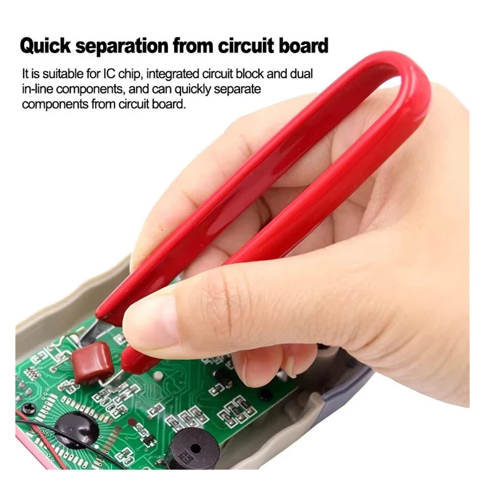 Estrattore per fusibili auto, tipo U, strumento di rimozione chip IC per lama Mini (verde, 1 pezzo)